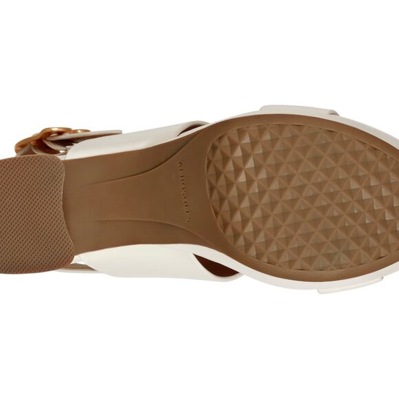 Aerosoles Camera Platform Sandal (NEW), Eggshell, Size 8W - Picture 4 of 10